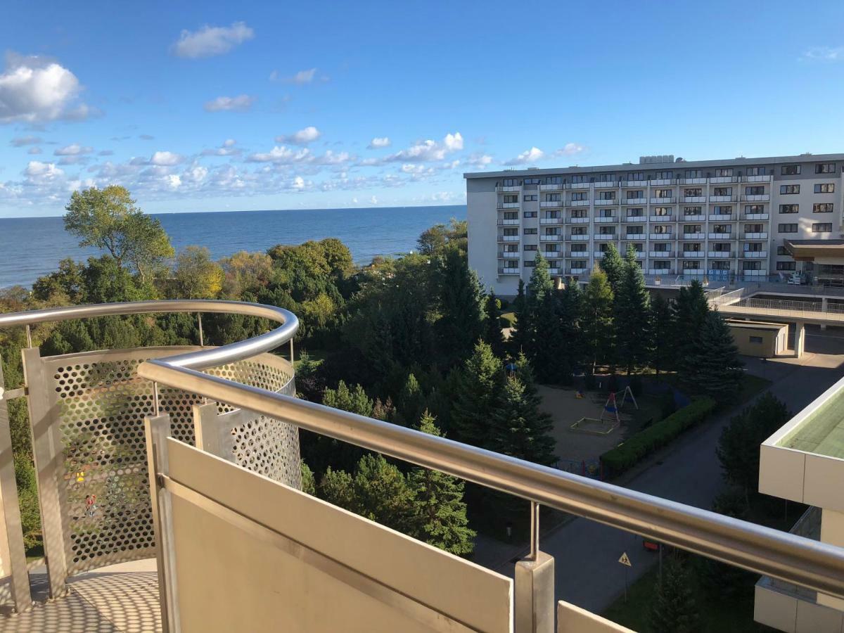 Apartament Ania Z Widokiem Na Morze W Hotelu Arka Kolobrzeg Bagian luar foto
